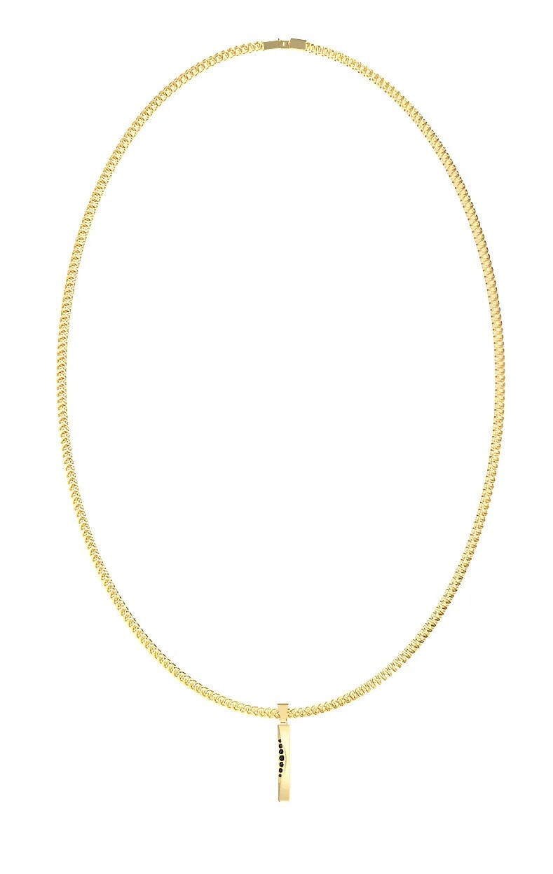 Guess Pozlacený dámský náhrdelník z oceli JUMN05101JWYGT/U