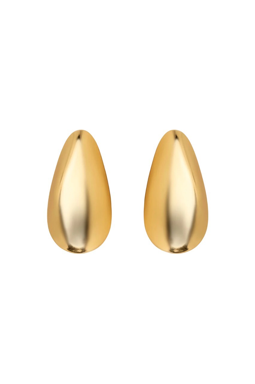 Marc Malone Luxusní pozlacené náušnice Rhea Gold Earrings MCE250215G