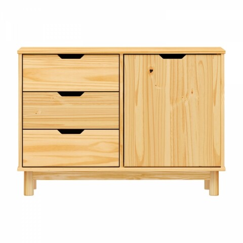 Komoda 1 dveře + 3 zásuvky BONITO 2 lak 32434 Idea