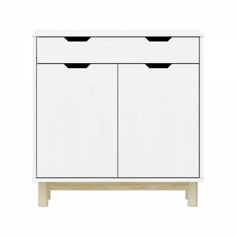 Komoda 2 dveře + 1 zásuvka BONITO 2 bílý lak 32435B Idea