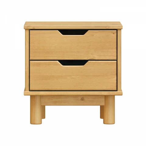 Noční stolek 2 zásuvky BONITO 2 vosk 324341V Idea