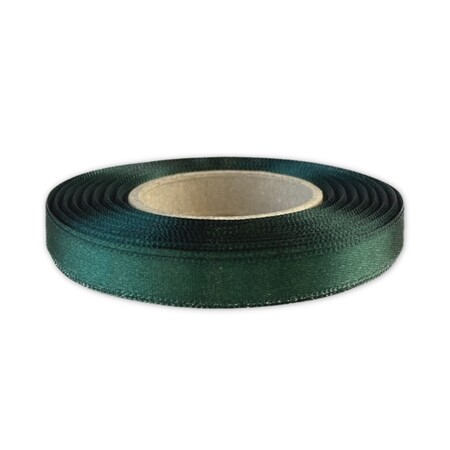 Atlasová stuha tmavě zelená