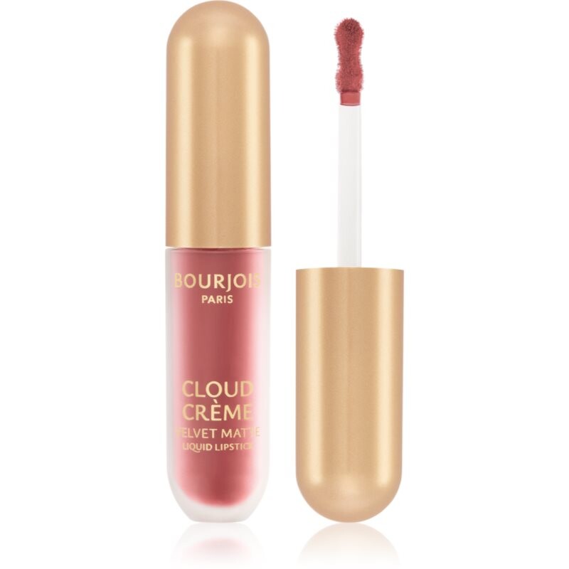 Bourjois Cloud Crème Velvet Matte ultra matující tekutá rtěnka odstín 04 I Love Mocha 3.1 ml
