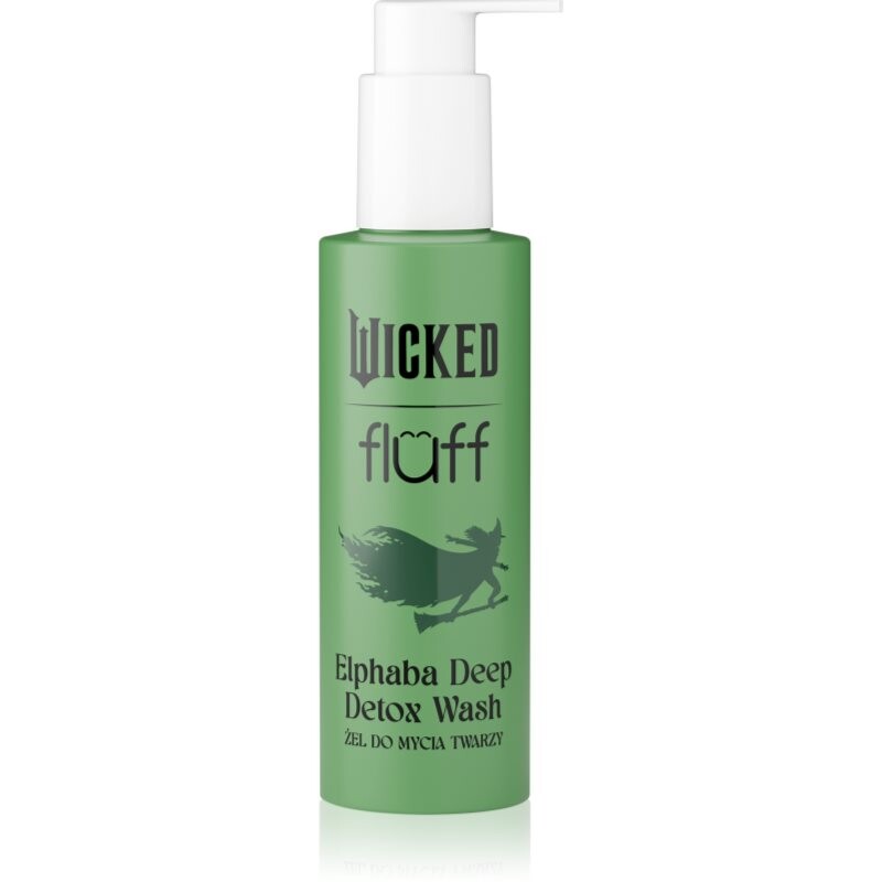 Fluff Wicked Elphaba Deep Detox Wash čisticí gel na obličej 150 ml