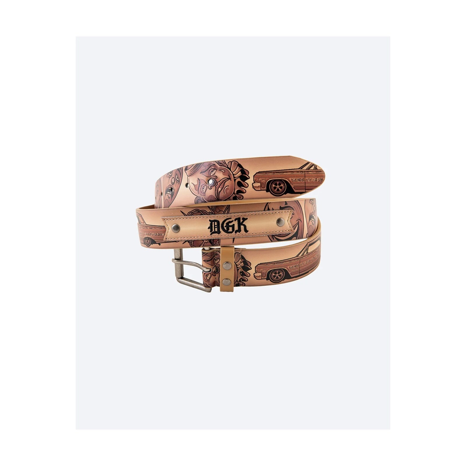 pásek DGK - Crazy Life Belt Brown (BROWN)