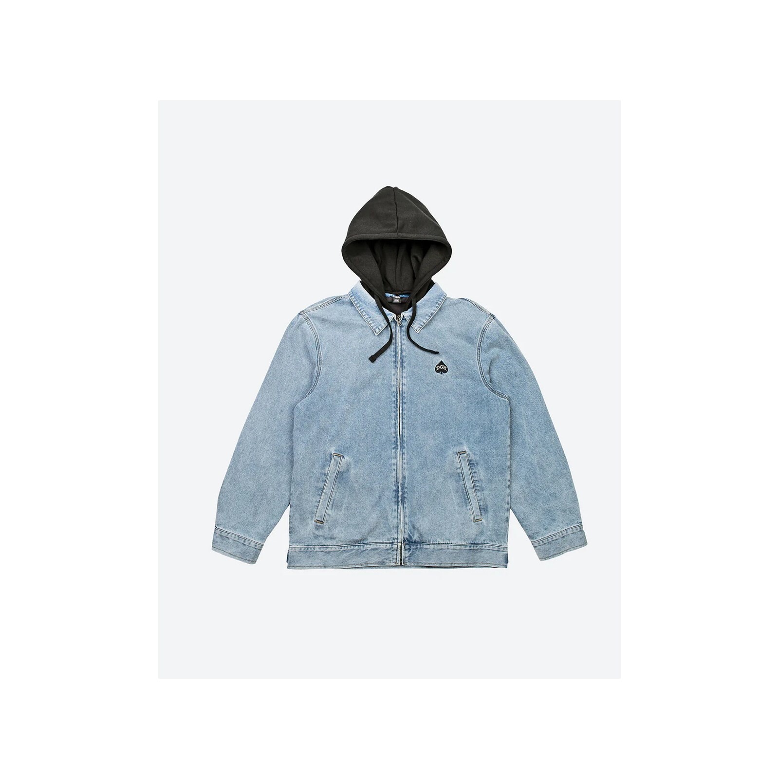 bunda DGK - Spade Denim Jacket Washed Indigo (WASHED INDIGO)