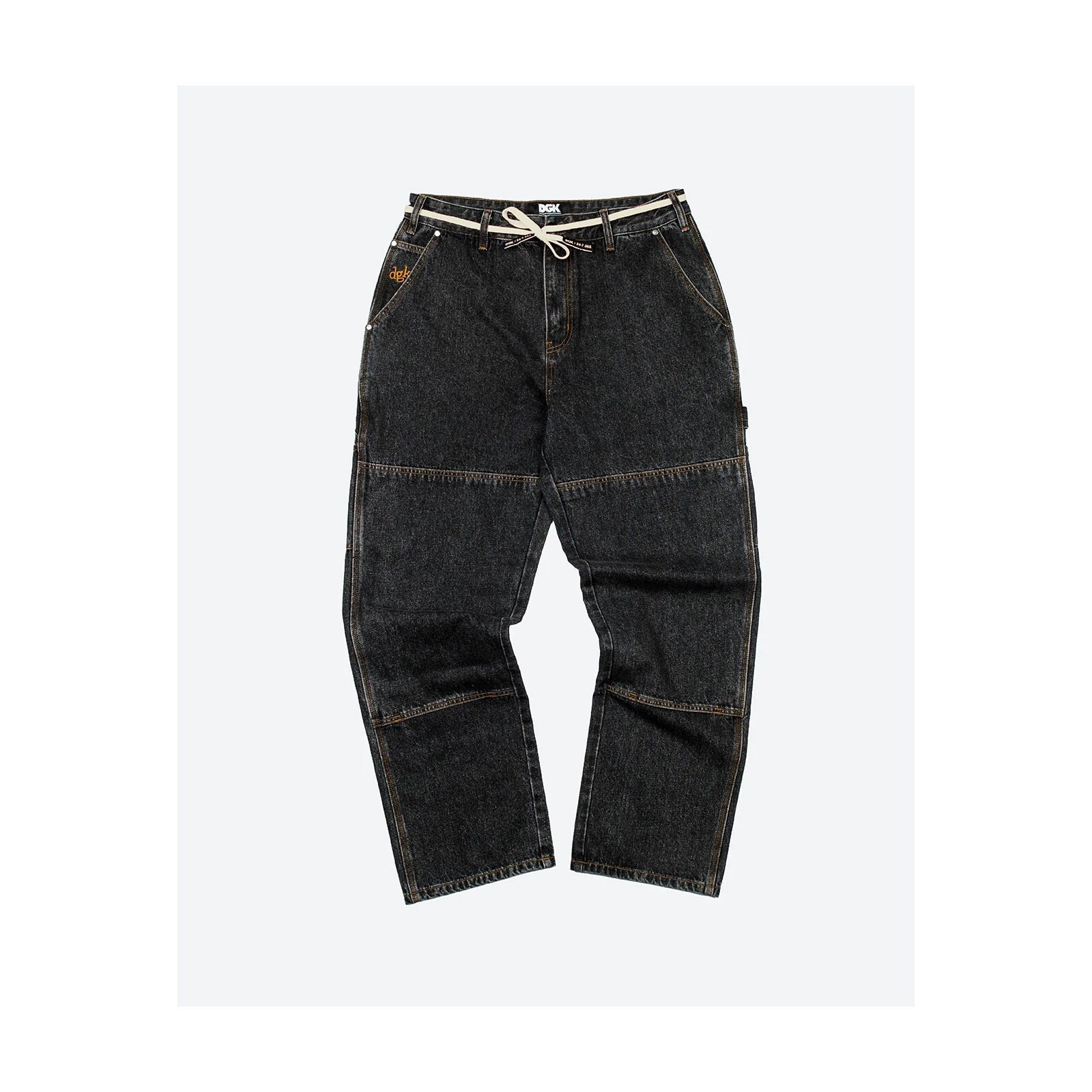 kalhoty DGK - Plaza Utility Pants Washed Black (WASHED BLACK) velikost: 36