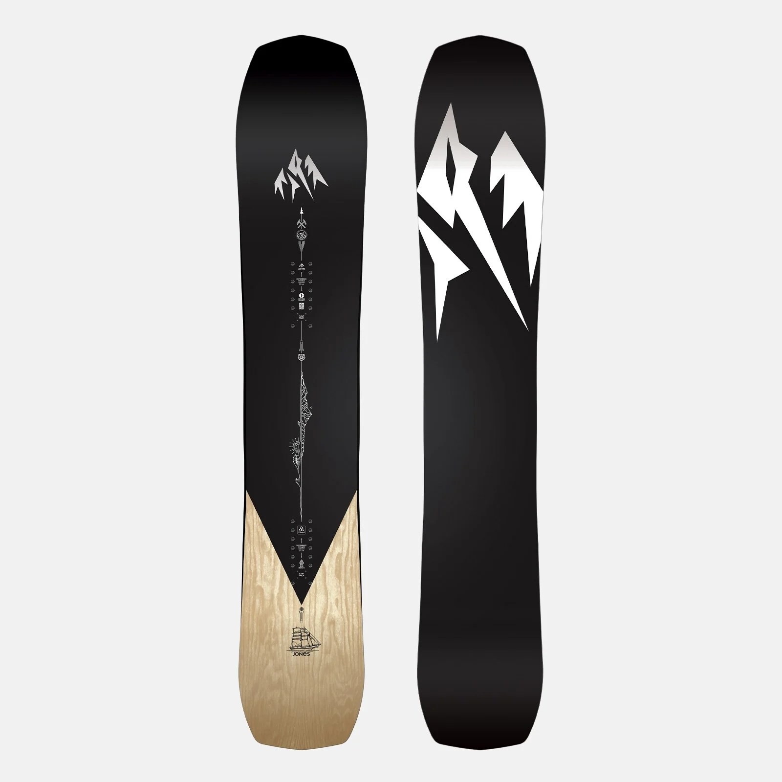 snowboard JONES - Flagship Pro Black (NATURAL) velikost: 159W