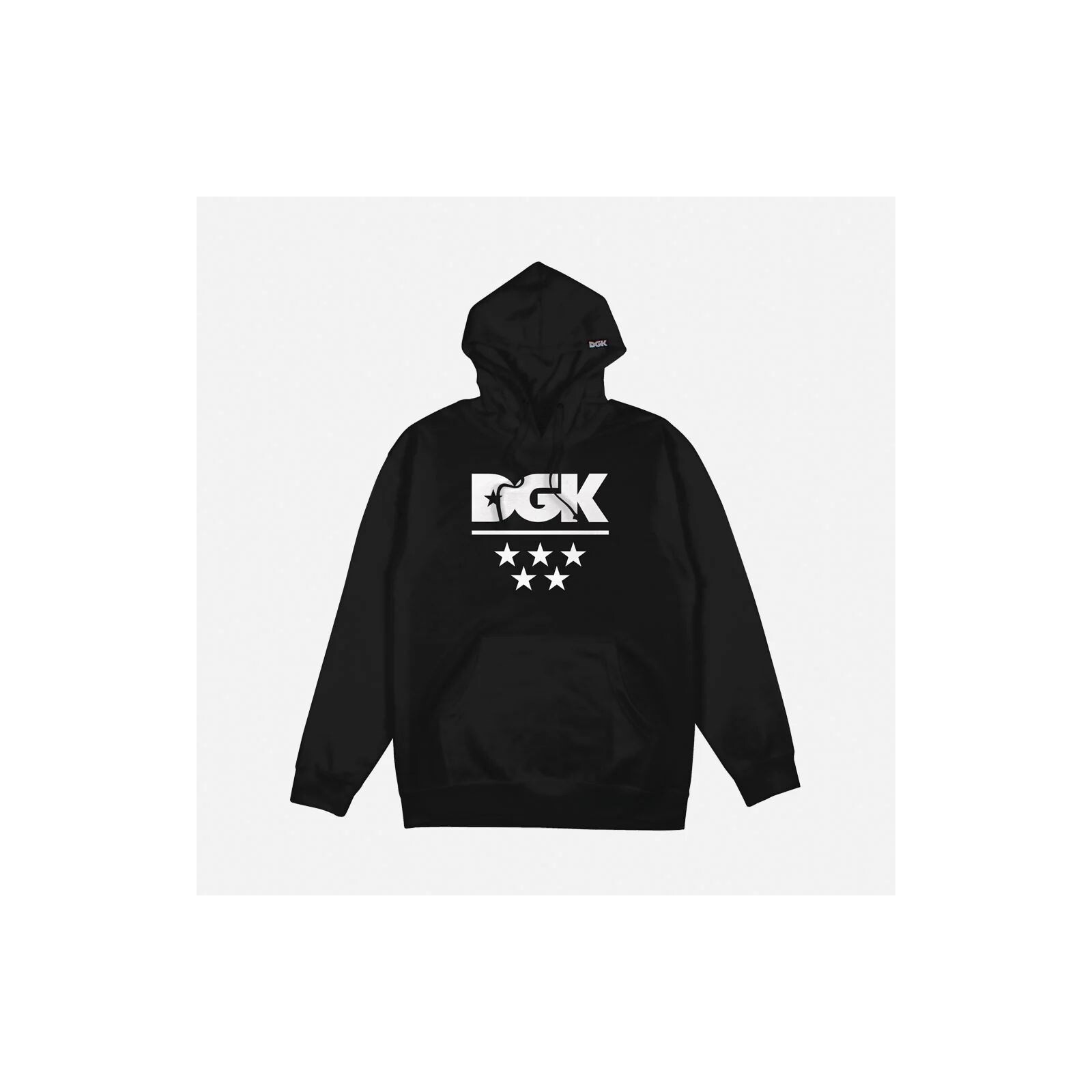 mikina DGK - All Star Hooded Fleece Black (BLACK) velikost: M