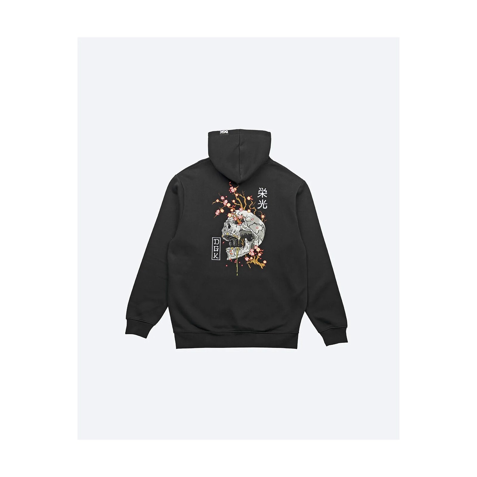 mikina DGK - Ancestry Hooded Fleece Black (BLACK) velikost: XL