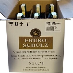 Bitter bylinný likér 35% 0,7l x6 Fruko Schulz