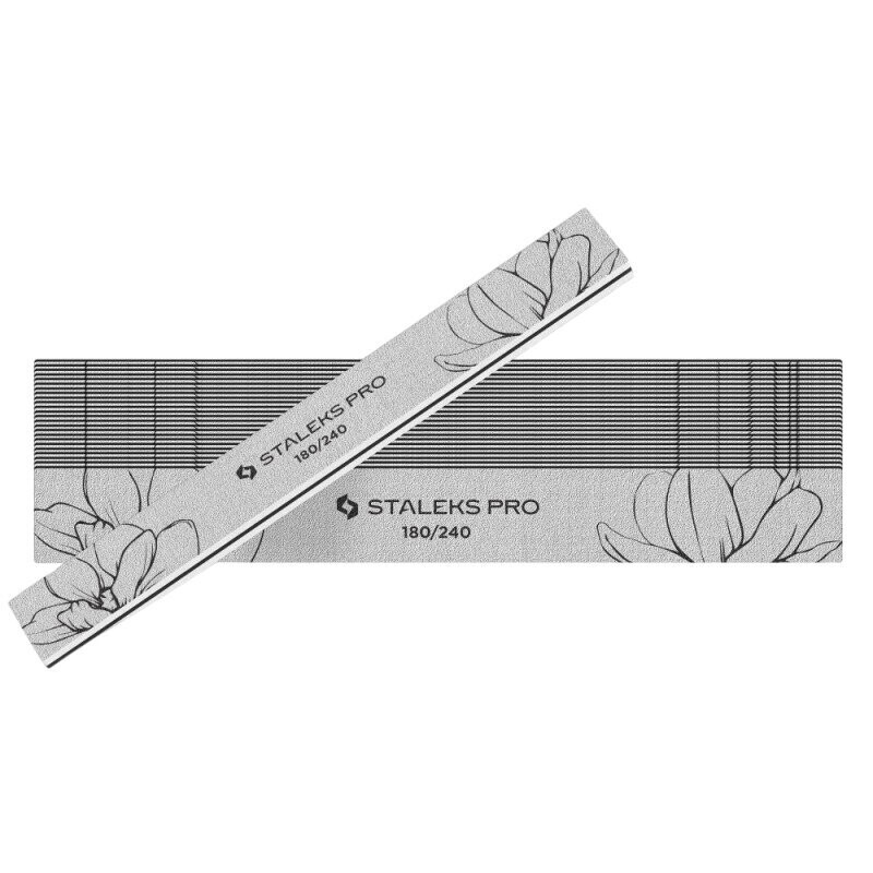 STALEKS Minerální pilník na nehty rovný Expert 20 180/240 (Straight Mineral Nail File) 25 ks