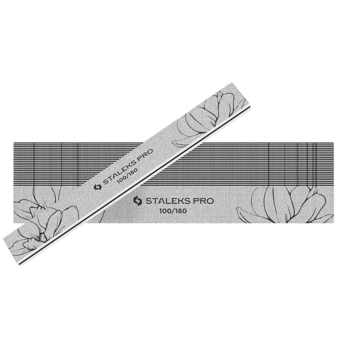 STALEKS Minerální pilník na nehty rovný Expert 20 100/180 (Straight Mineral Nail File) 25 ks