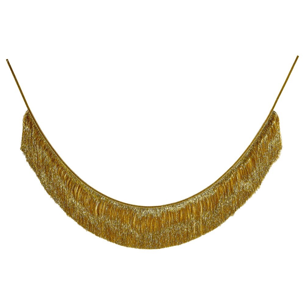 BANNER DAY Girlanda z třásní 2 m - zlatá