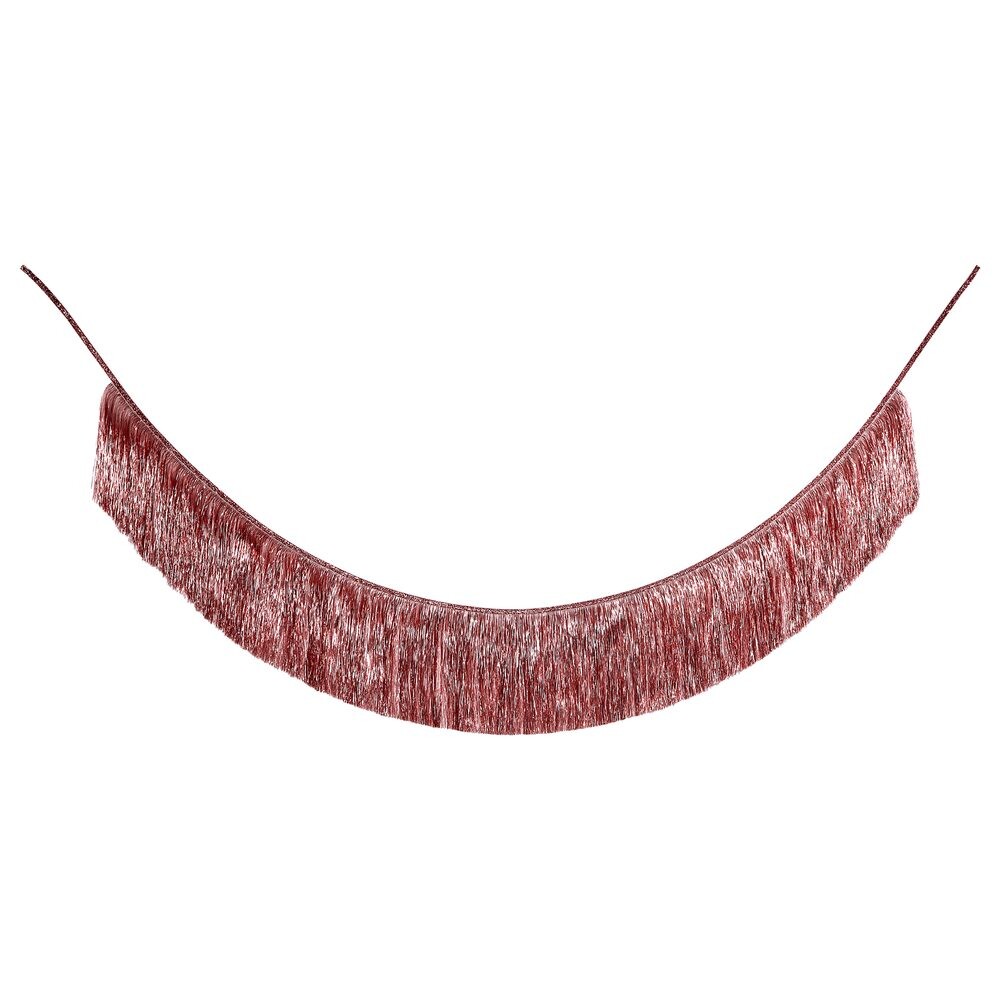 BANNER DAY Girlanda z třásní 2 m - růžová