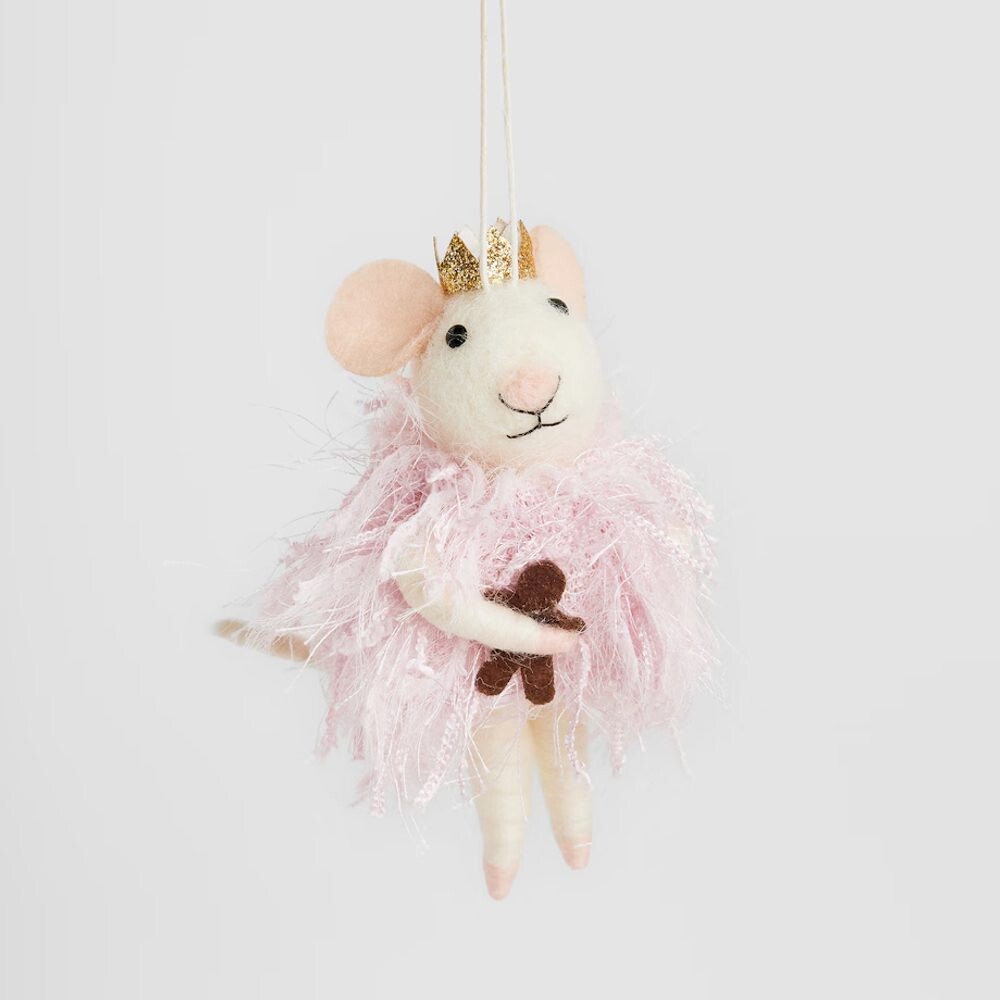 HOME & YOU Závěsná dekorace vánoční princ myšák 12 cm