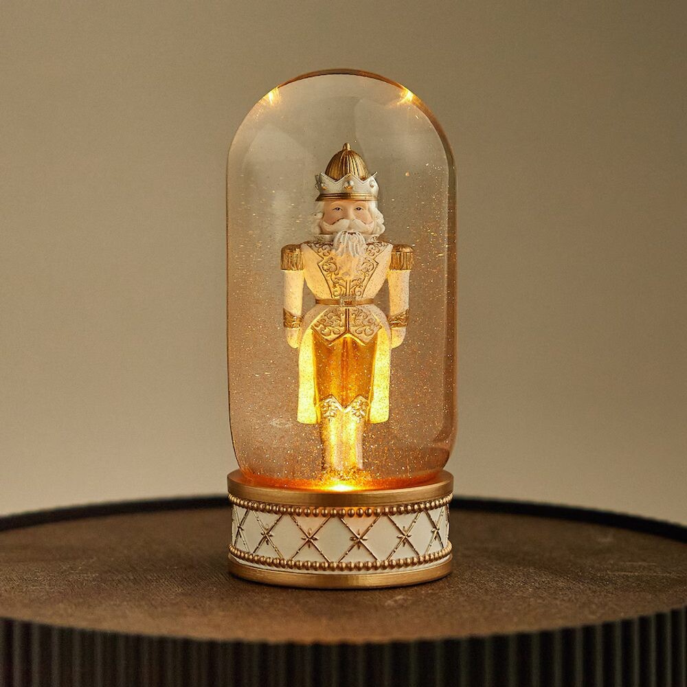 HOME & YOU Sněhová koule svítící louskáček 22 cm