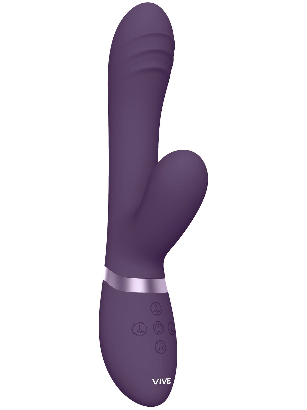 SHOTS Vibrátor s králíčkem a pohyblivou špičkou VIVE Tani - SHOTS