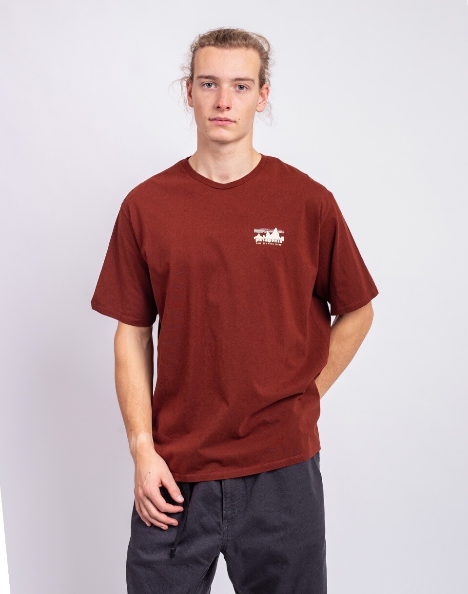 Patagonia M's '73 Skyline Organic T-Shirt Dried Vanilla S