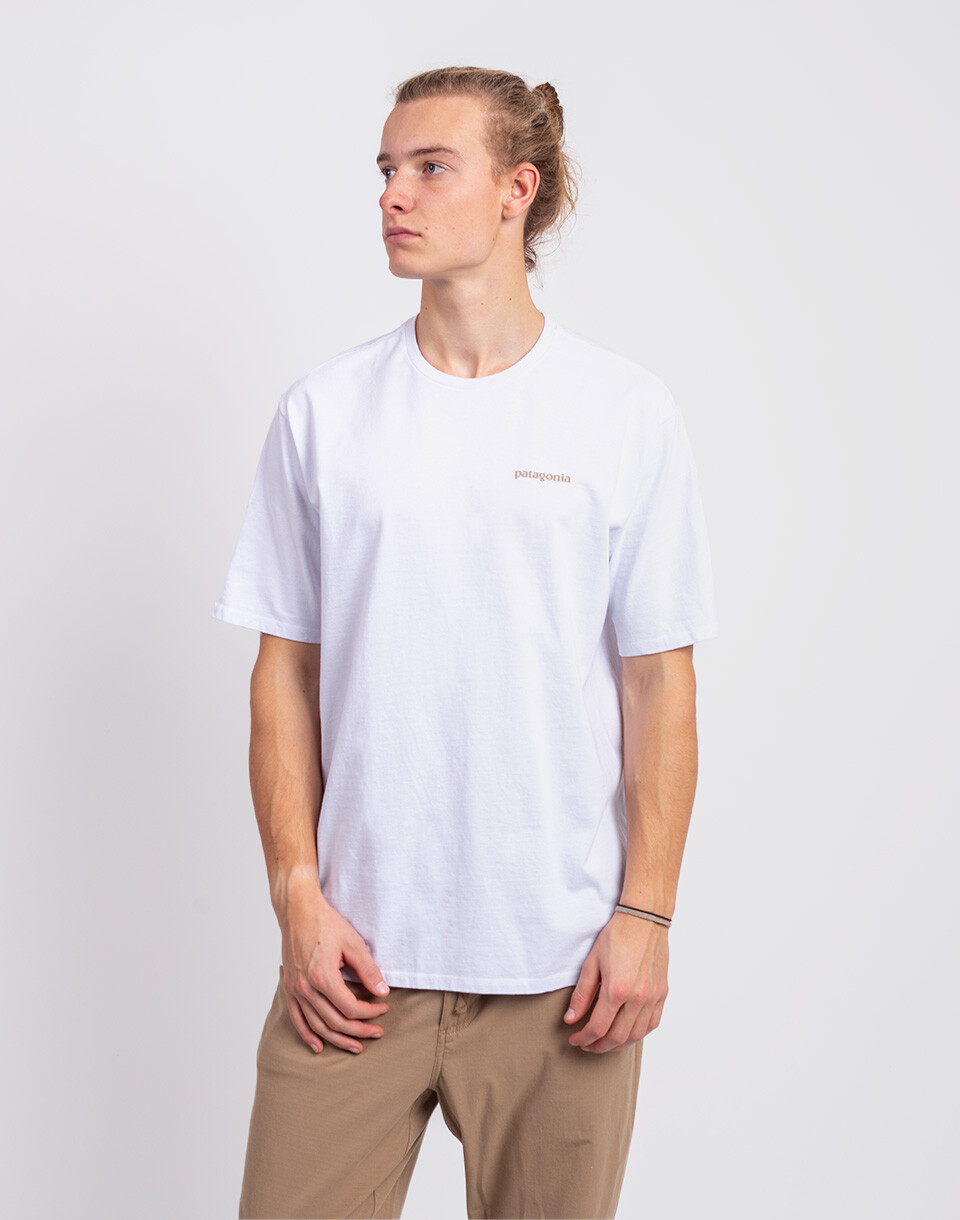 Patagonia M's Fitz Roy Icon Responsibili-Tee White S