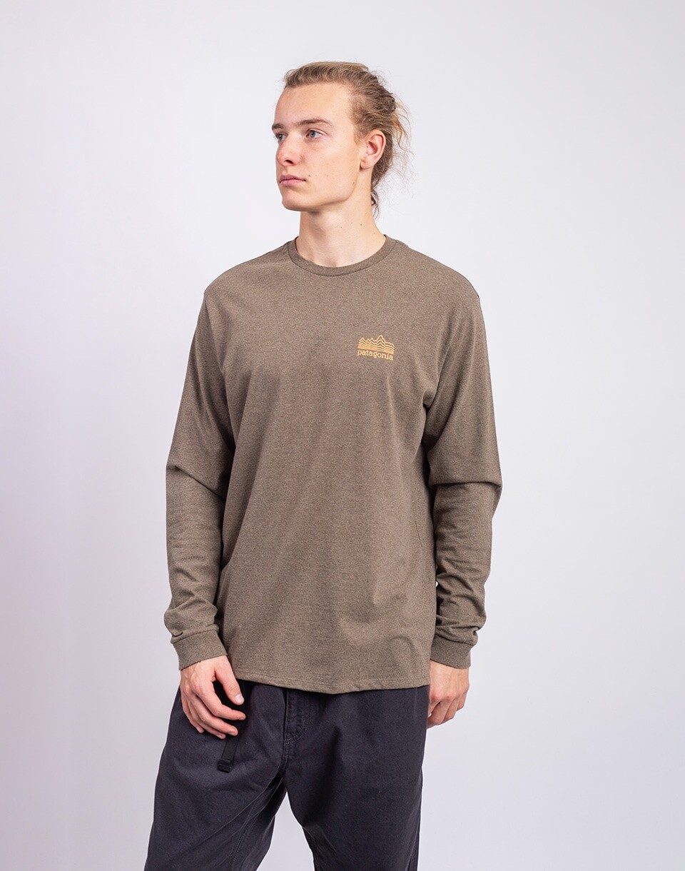 Patagonia M's L/S Strataspire Responsibili-Tee Wing Grey S