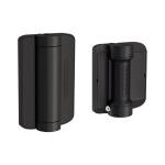 LOCINOX CARACAL-SD-K – zavírač nahrazující panty na hranatý sloupek, pro křídlové branky, černý