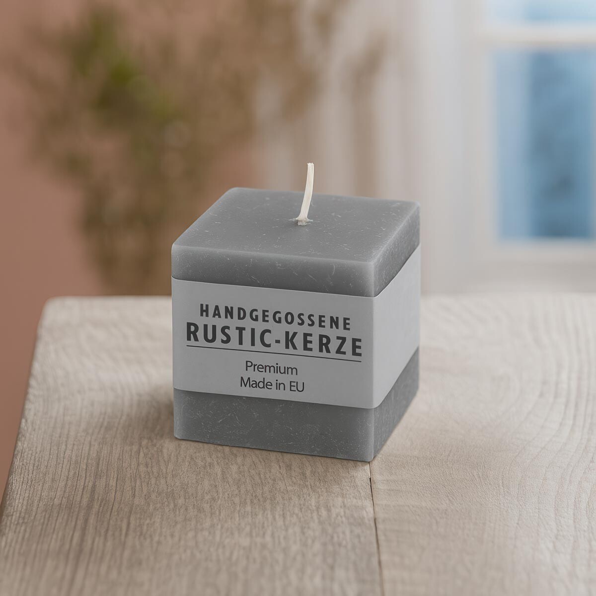 Weltbild Svíčka Rustic, šedá
