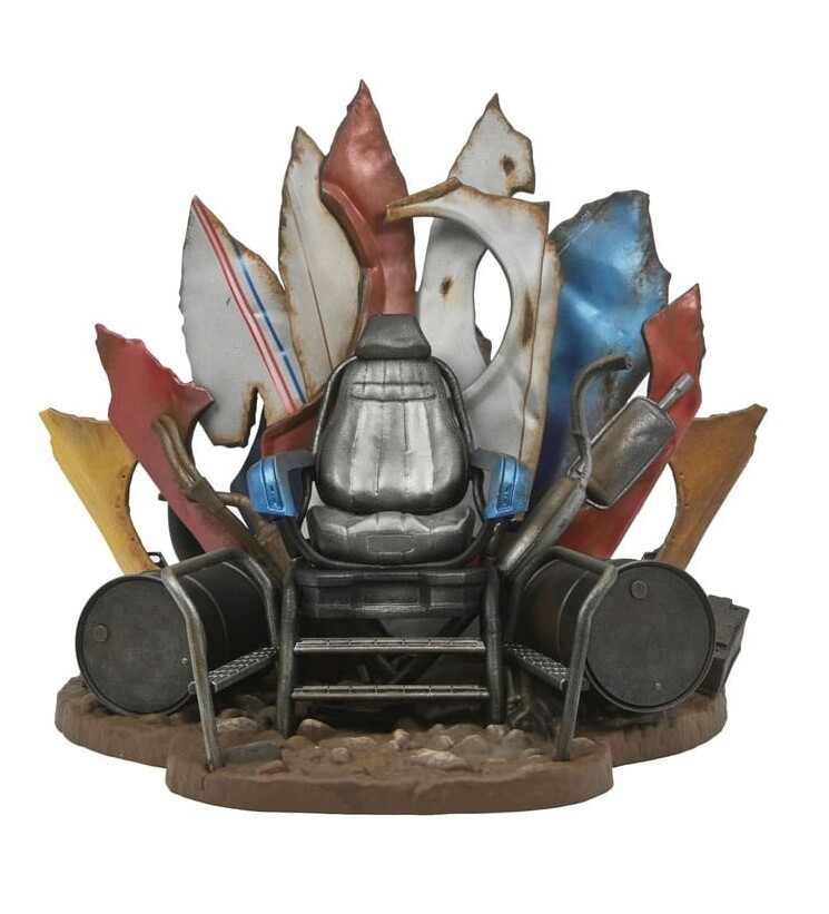 NECA | Želvy Ninja - sběratelské diorama Trhačův Trůn (Shredder Throne) 27 cm