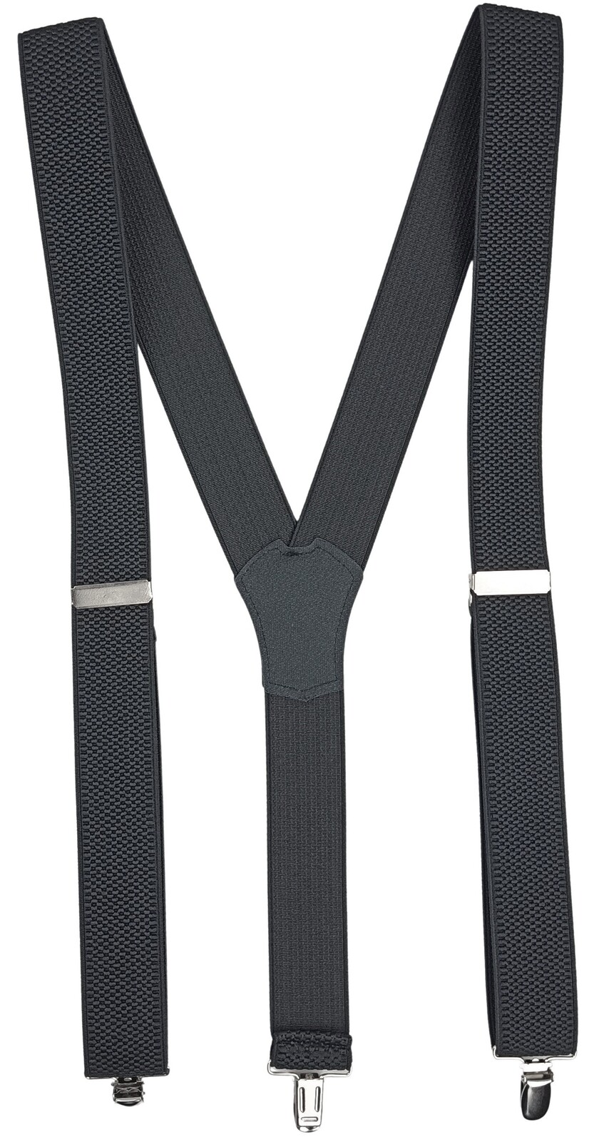 Kšandy elastické šle černé úzké