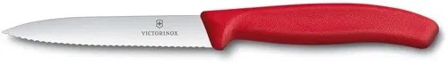 Victorinox nůž s vlnkovaným ostřím 8 cm červený 6.7631.C1