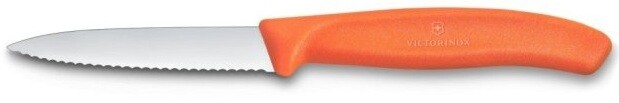 Victorinox nůž s vlnkovaným ostřím 8 cm oranžový 6.7639.C1