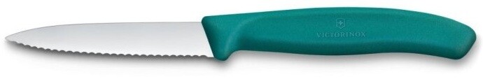 Victorinox nůž s vlnkovaným ostřím 8 cm zelený 6.7634.C1