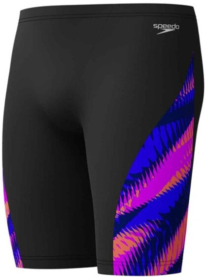 Speedo Digi V-Cut Jammer Black/Purple L - UK36