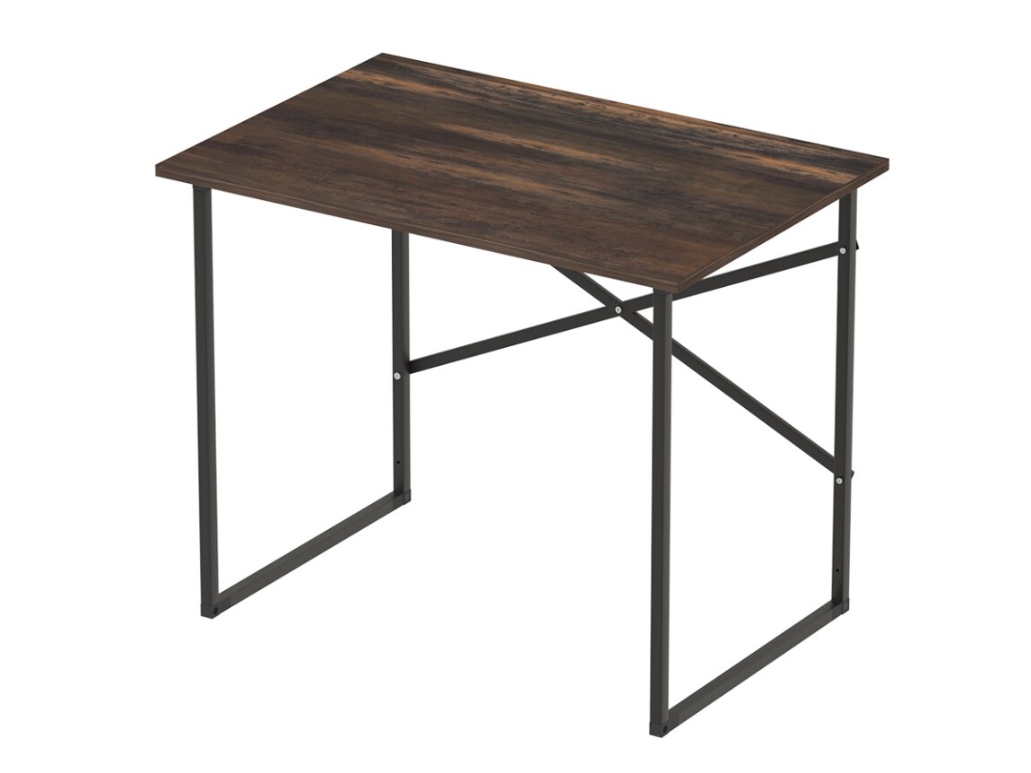 Psací stůl HALNAL, černá/mars