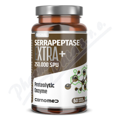 Carnomed Serapeptáza Extra+ 250 000SPU vet cps.60