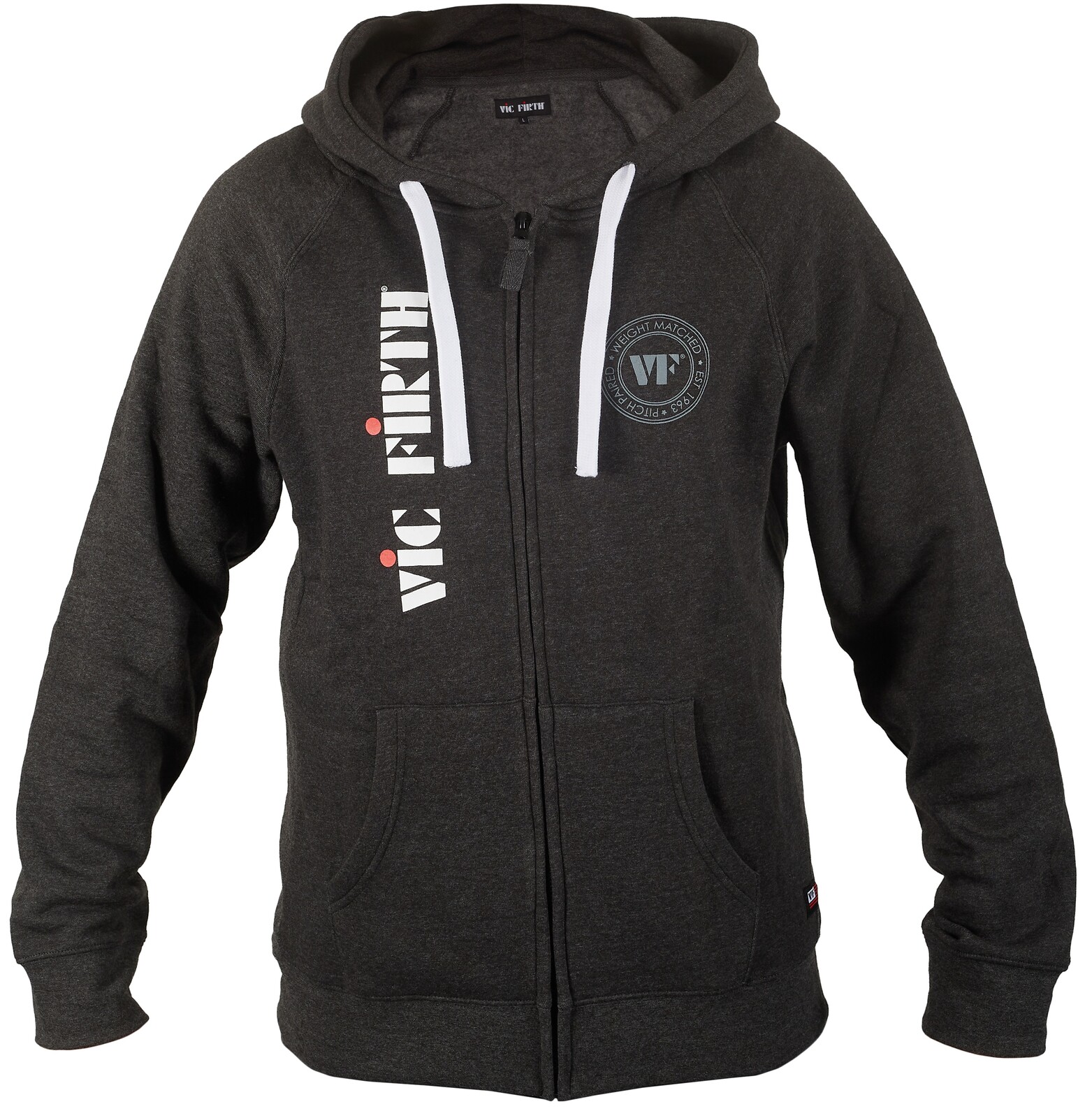 Vic Firth Zip Up Logo Hoodie XS (rozbalené)