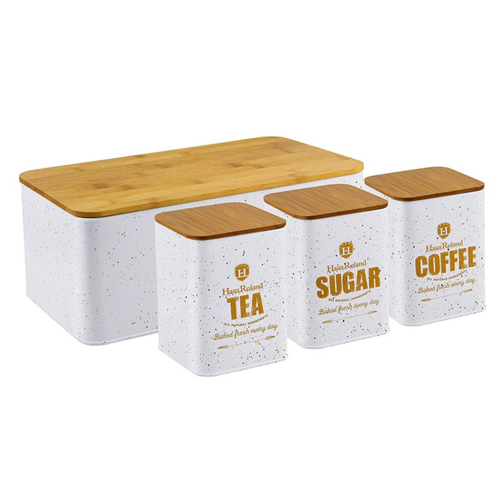 HAUS ROLAND Chlebník kovový , barva bílá