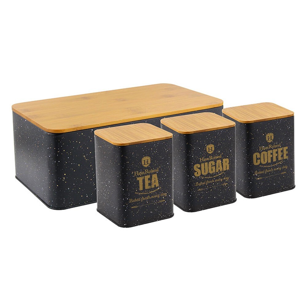 HAUS ROLAND Chlebník kovový , barva černá