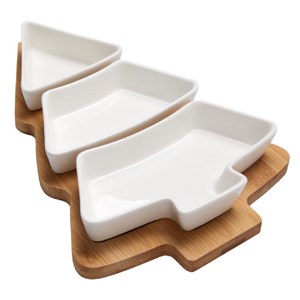 Servírovací sada 4ks vánoční stromek