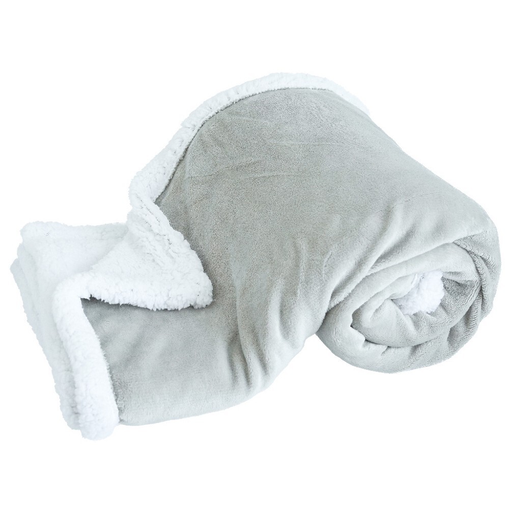 ARÔME HOME Deka s beránkem 150*200, jednobarevná Světle šedá