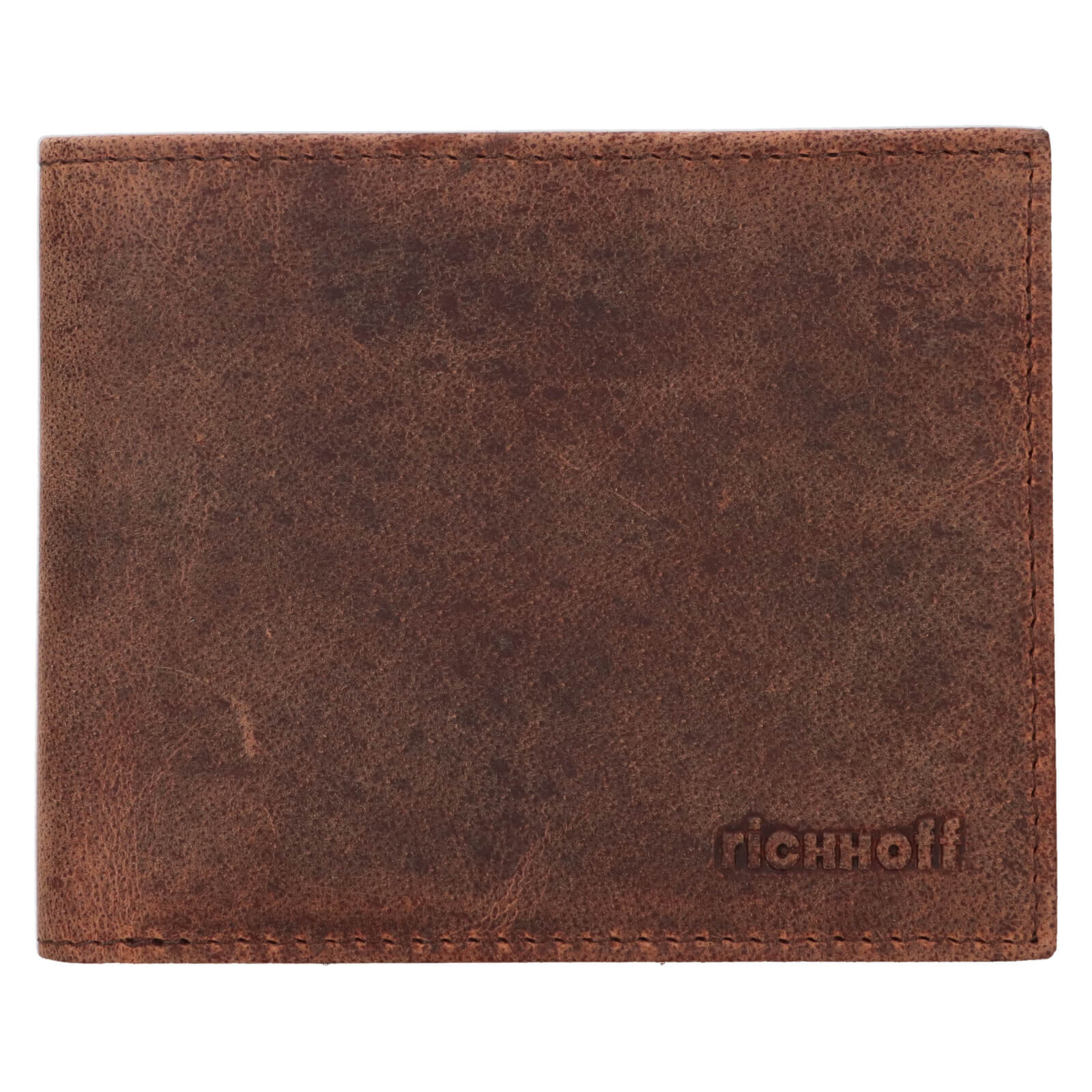 Pánská kožená slim peněženka Richhoff Oliver - hnědá