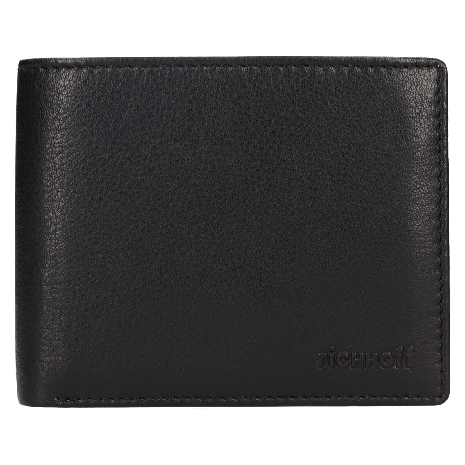 Pánská kožená peněženka Richhoff Kevin - černá