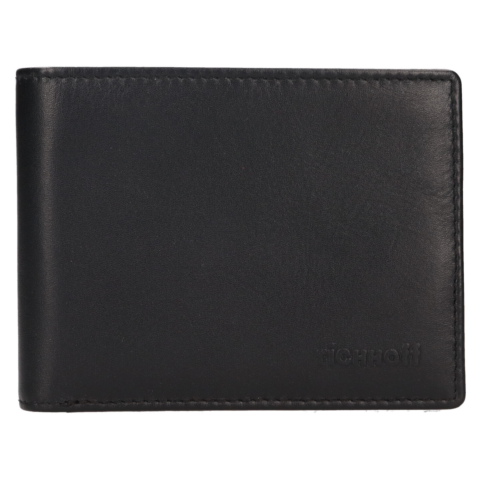 Pánská kožená slim peněženka Richhoff Petr - černá