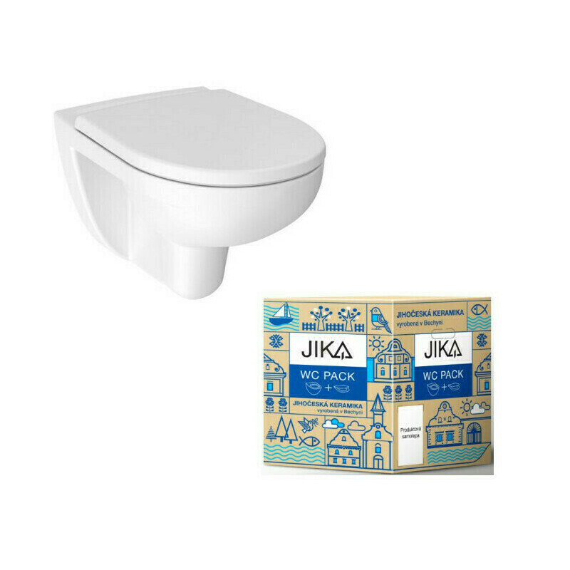 WC závěsné Jika Lyra Plus pack Rimless včetně sedátka