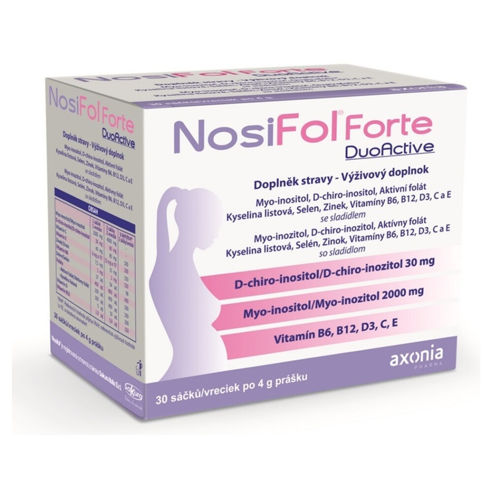 AXONIA NosiFol Forte DuoActive sáčky 30 x 4 g, poškozený obal