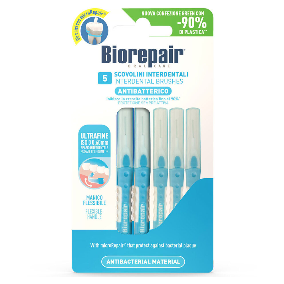 BIOREPAIR Mezizubní kartáčky Super Fine 0,60 mm 5 kusů, poškozený obal