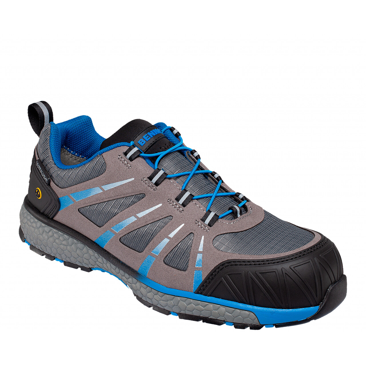 Boty sportovní Bennon Marx S3S ESD NM Low - šedé-modré, 47