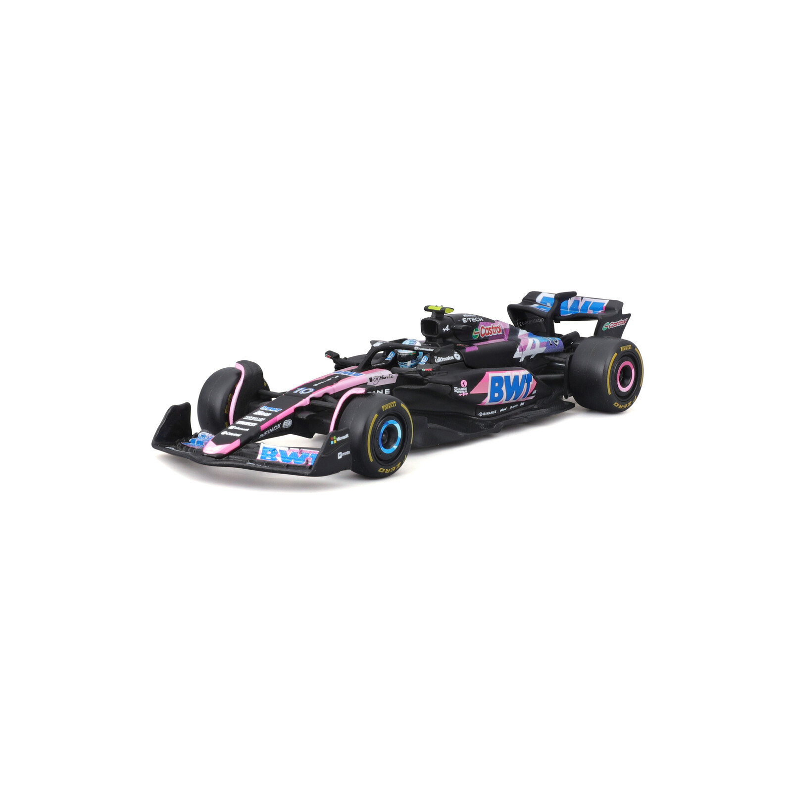 Bburago 1:43 RACE Formula F1 - BWT Alpine F1 Team A524 (2024) #10 (Pierre Gasly)