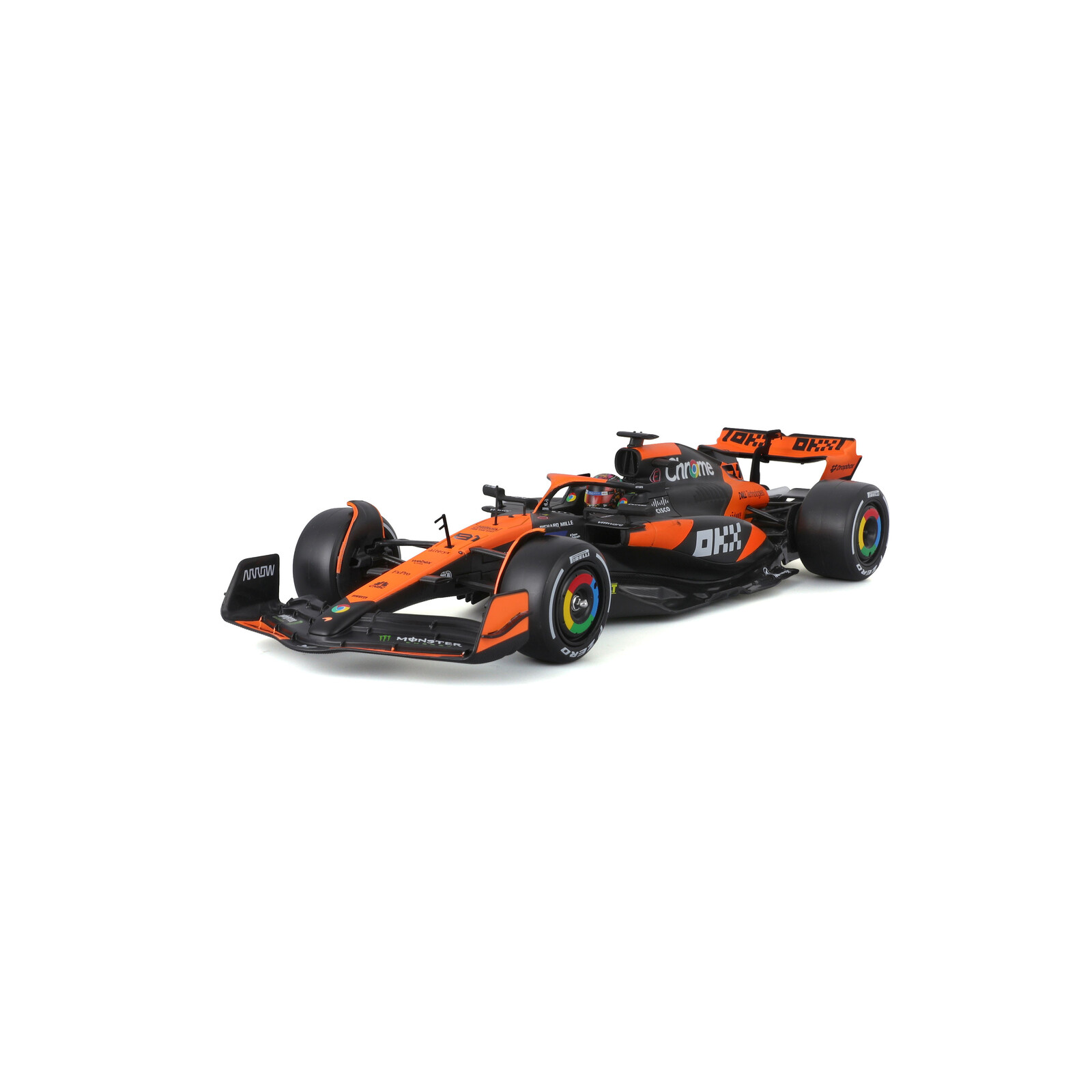 Bburago 1:24 RACE Formula F1 MODEL-KIT - McLaren F1 Team MCL38(2024) #81 (Oscar Piastr)