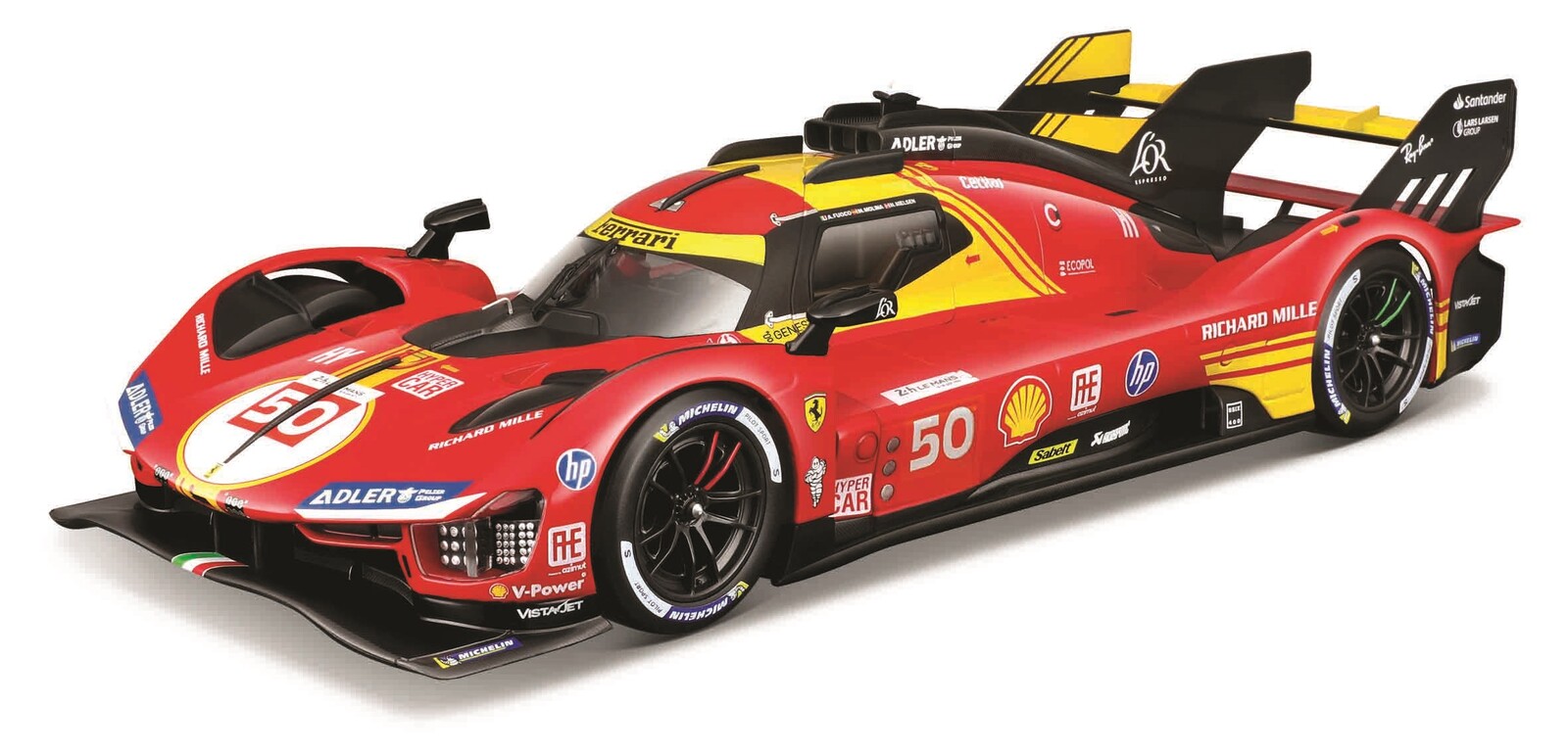 Bburago 1:18 Ferrari Racing - 499P LMH nr.50 (24H Le Mans Champion 2024) HARD CASE